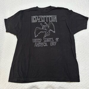 Led Zeppelin Black T-Shirt Size 2XL